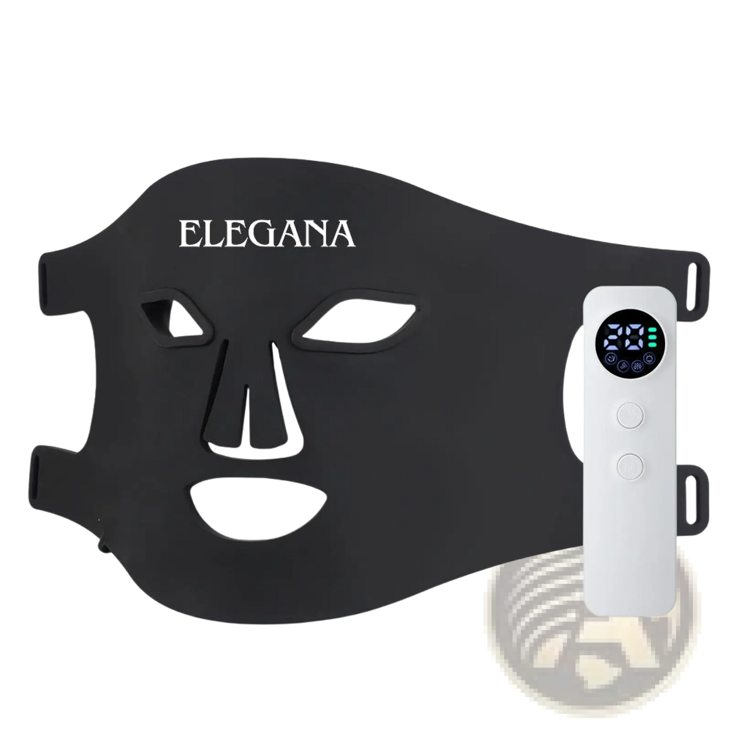Custom Beauty Instrument Black Facial Mask with Remote
