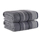 Decorative Cotton Stripe Bath Towel Set - Noelle Collection