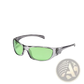 Cyberpunk Metallic Shield Sunglasses with Pc Lenses