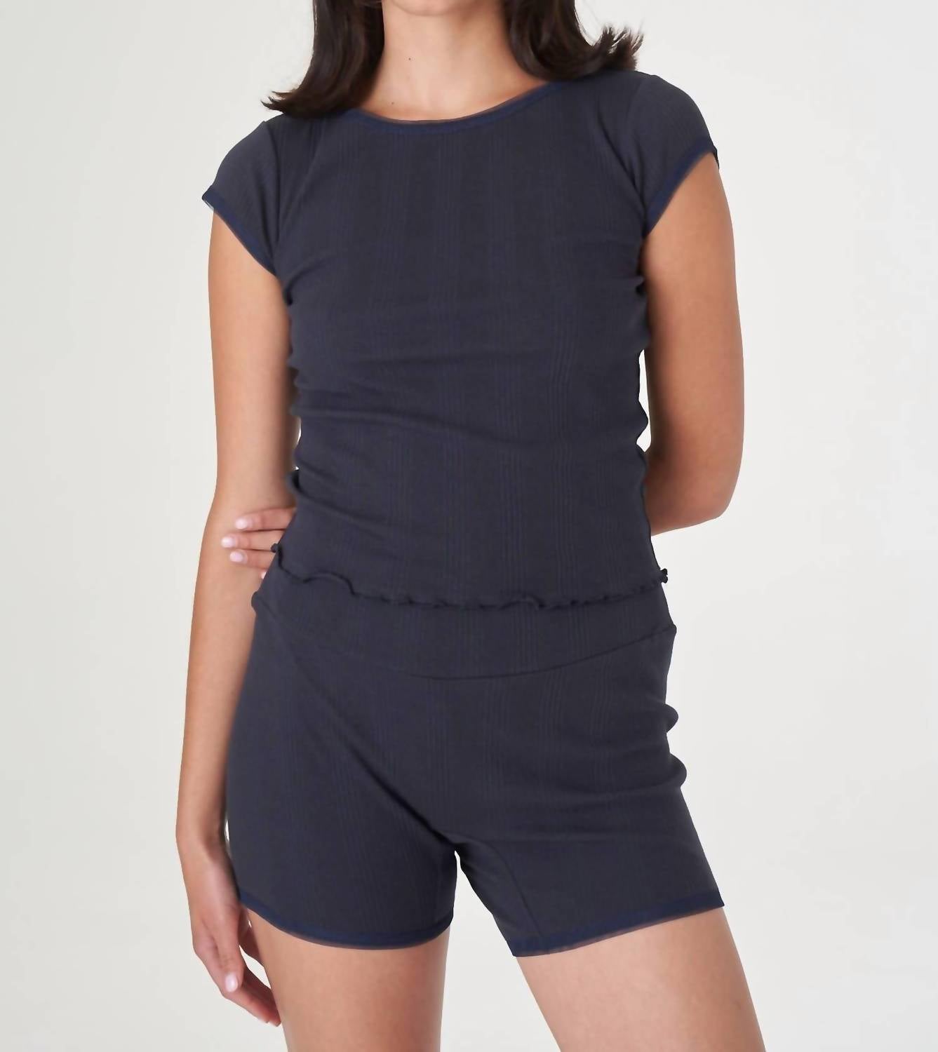 Find Me Now - Ribbed Short Sleeve Tee