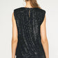 Entro - Sequin Sleeveless Top