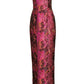 Black Halo - Lumina Jacquard Strapless Maxi Gown