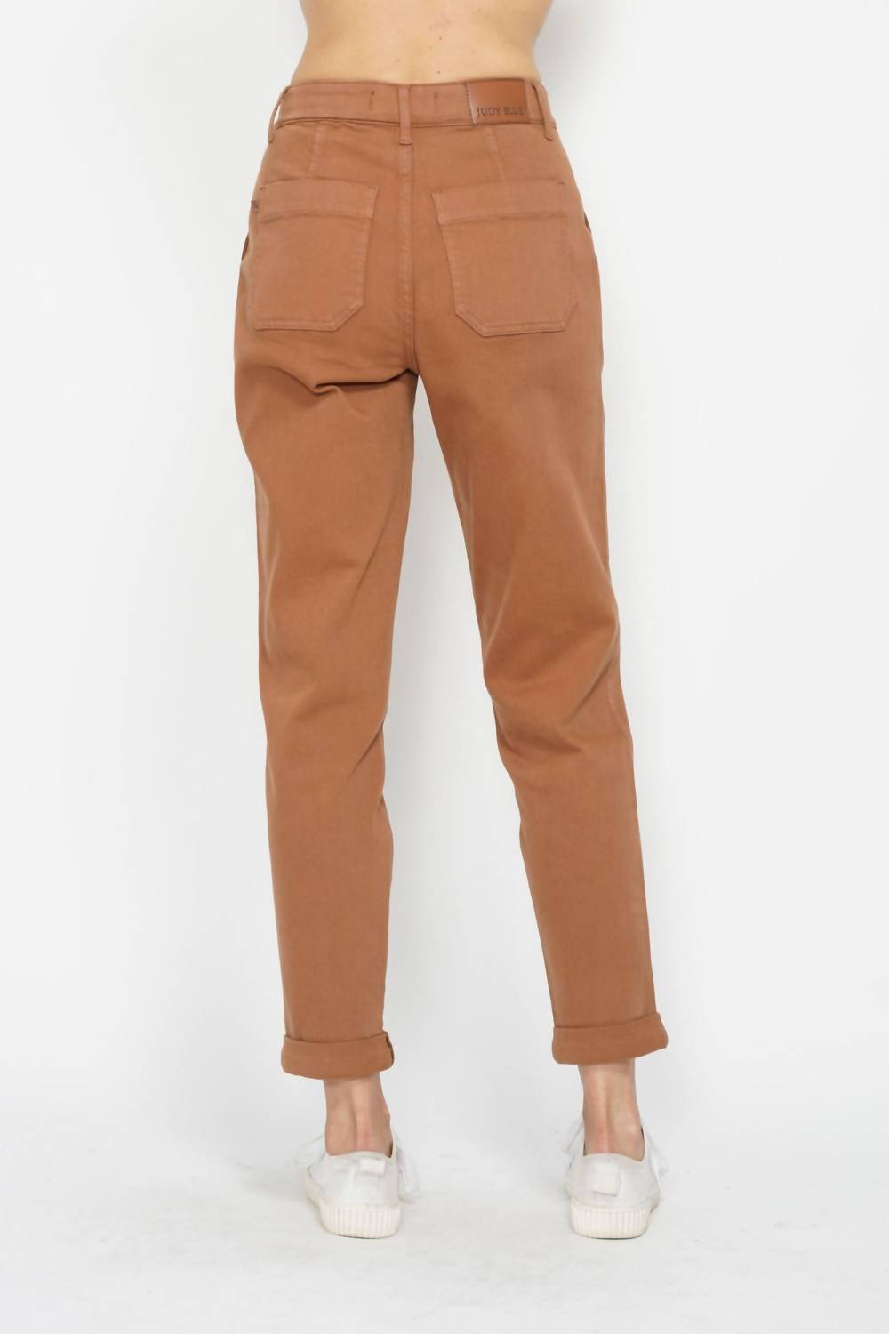 Judy Blue - High Waist Garment Dyed Cuffed Jogger Pant