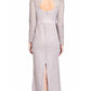 Adrianna Papell - Embellished Keyhole Lace Dress