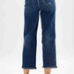 Judy Blue - High Waist Ripped Pocket Wide Leg Jeans