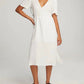 Chaser - Palmer White Midi Dress
