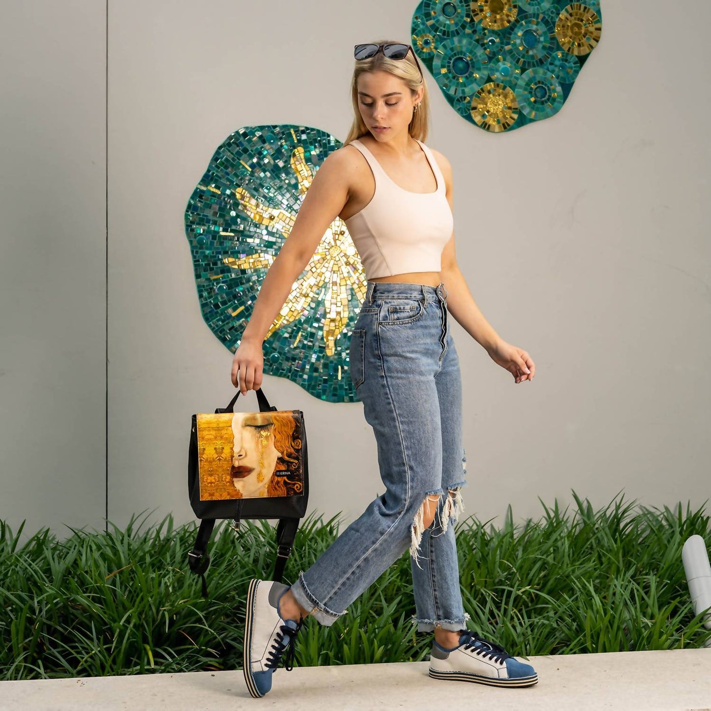 Krina - Top Handle Backpack