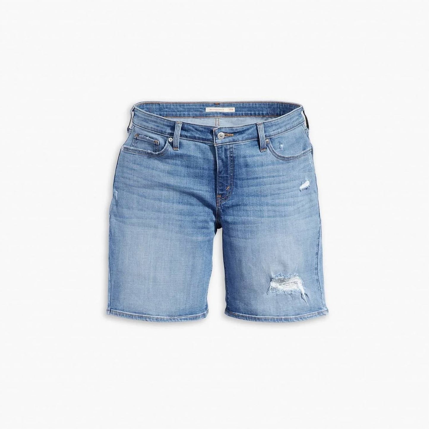 Levi'S - Mid Length Distressed Short - Plus Size