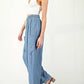 Ee:Some - Harper Stone Washed Straight Leg Pants