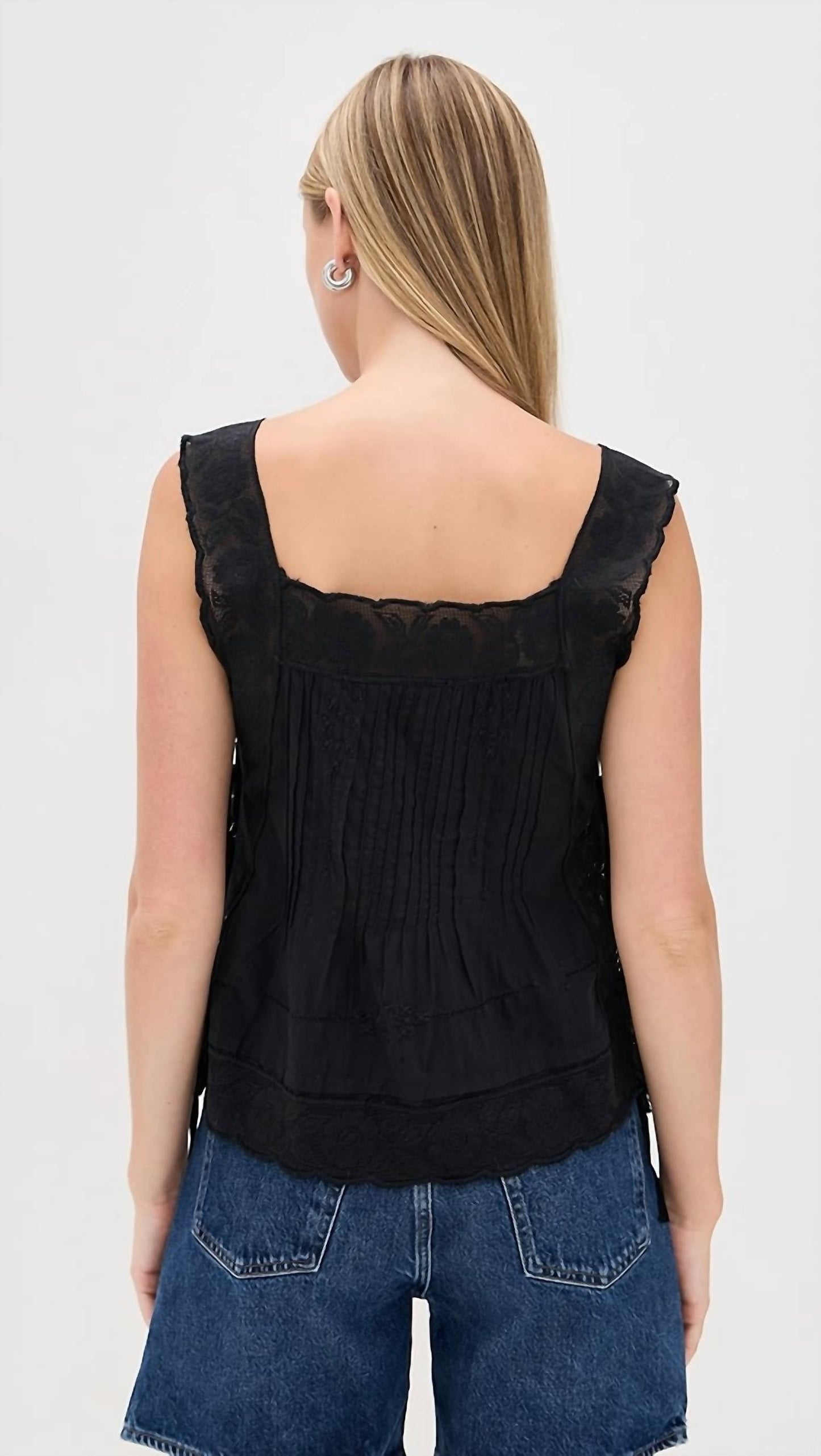 The Great. - Attic Lace Cami Top