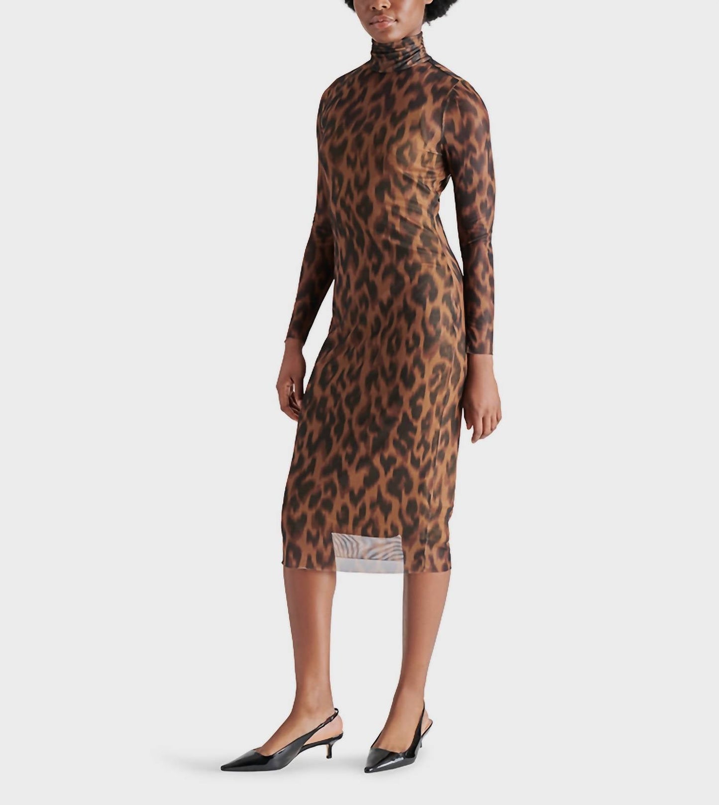 Steve Madden - Vivienne Animal Print Midi Dress