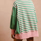 Bibi - Varsity Stripe Mix and Match Top