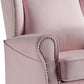 Tamaki Glider Chair With Swivel - Pink