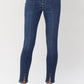 Judy Blue - High Waist Front Inseam & Slit Skinny Denim Jeans
