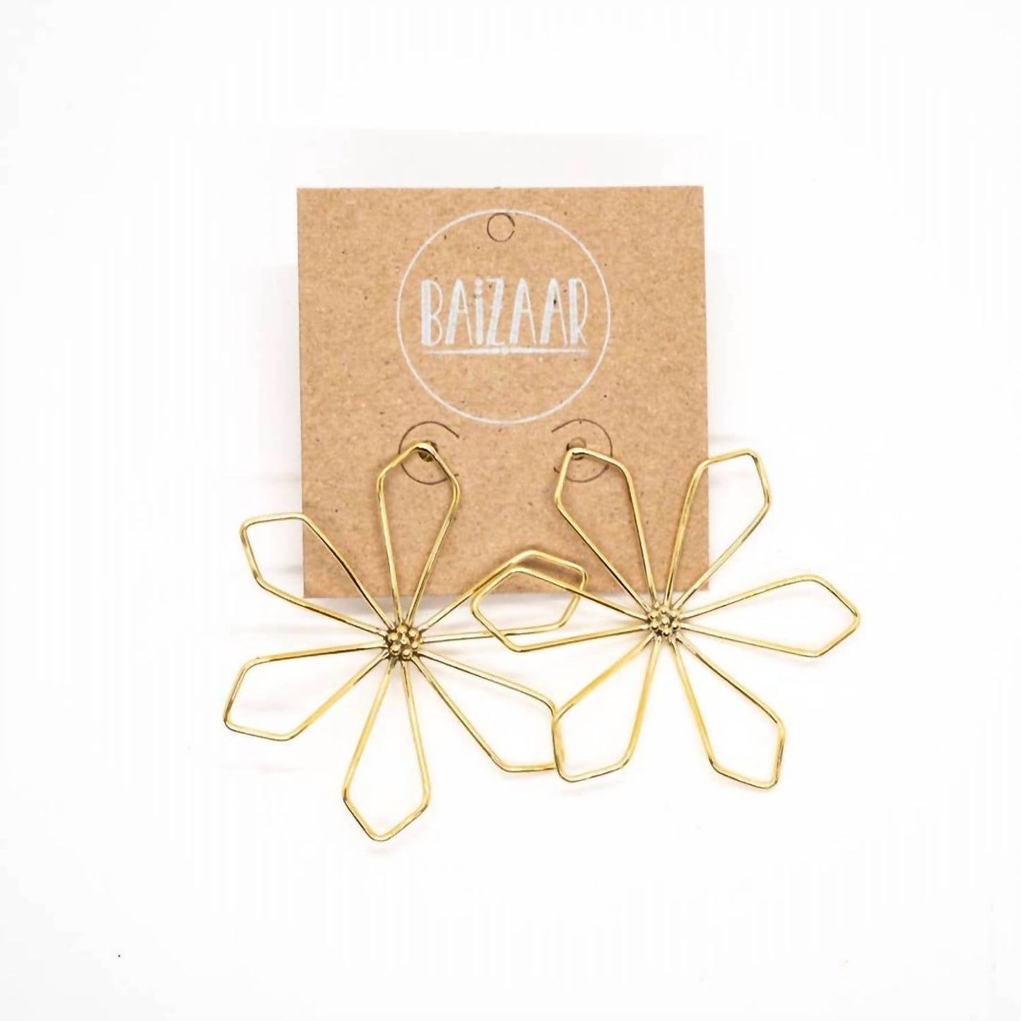 Baizaar - Women's Flower Cutout Stud Earring