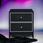Modern Black Nightstand Table
