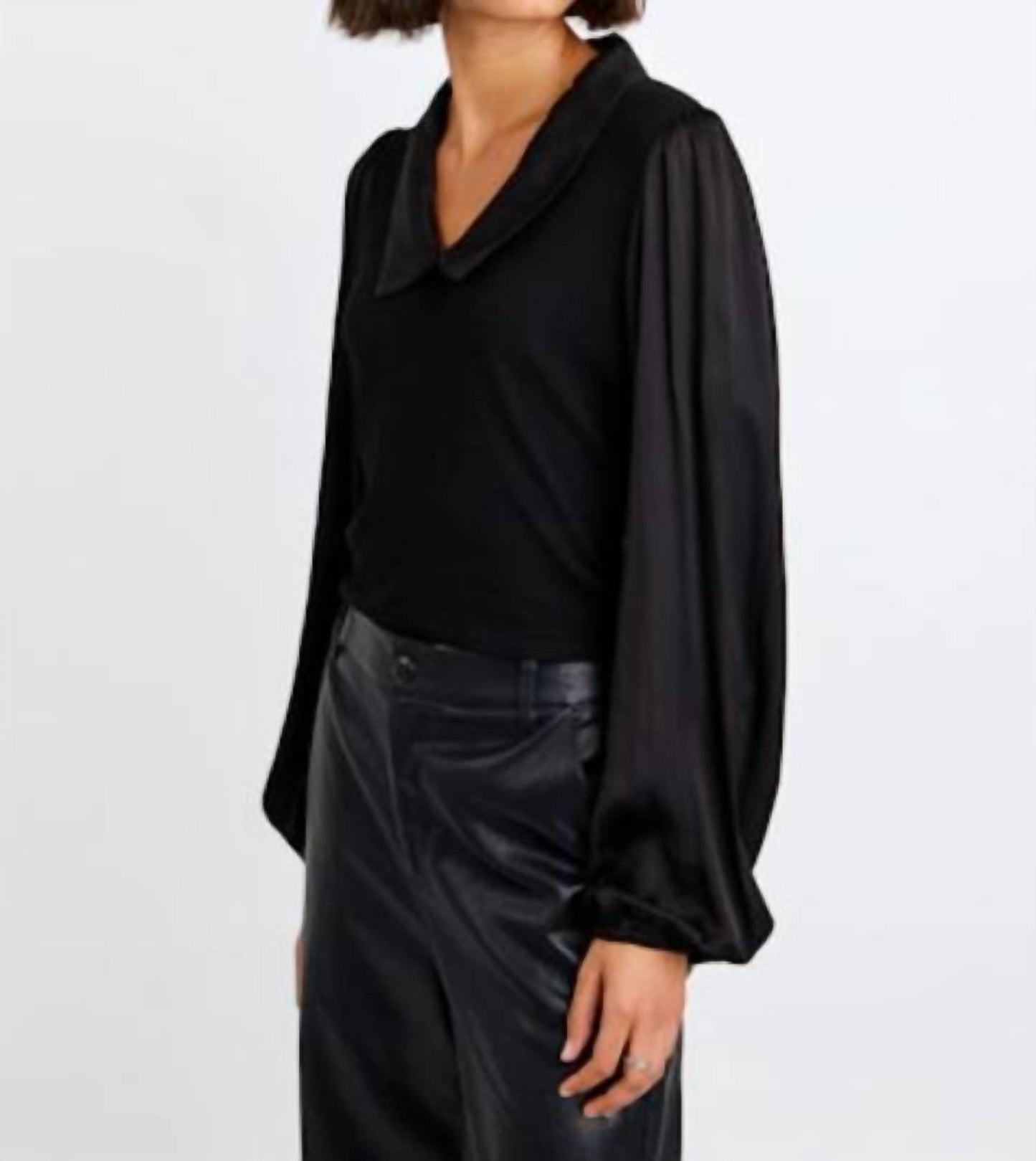 Bella Dahl - Collared Satin Top