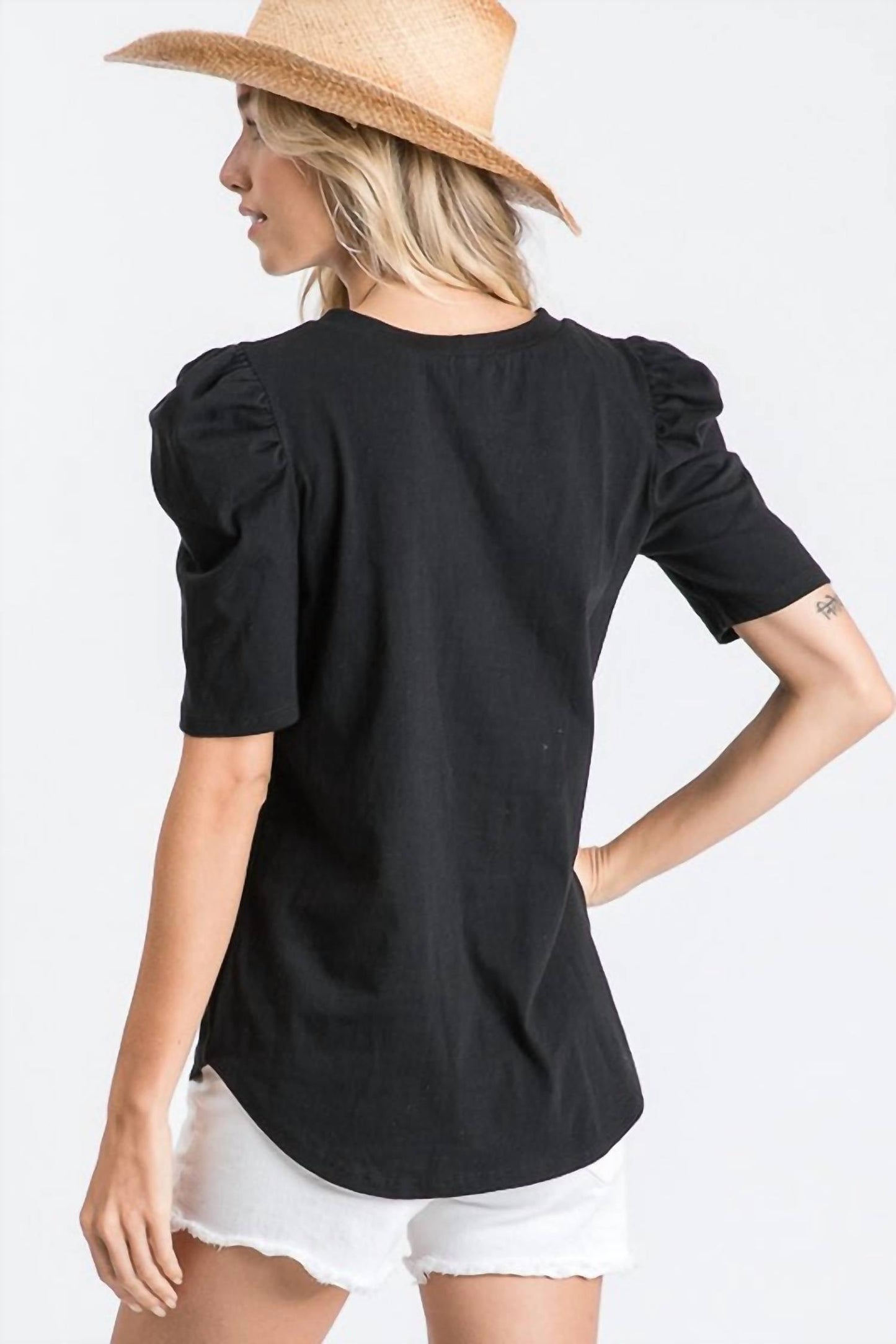 7Th Ray - Puff Short Sleeve Top