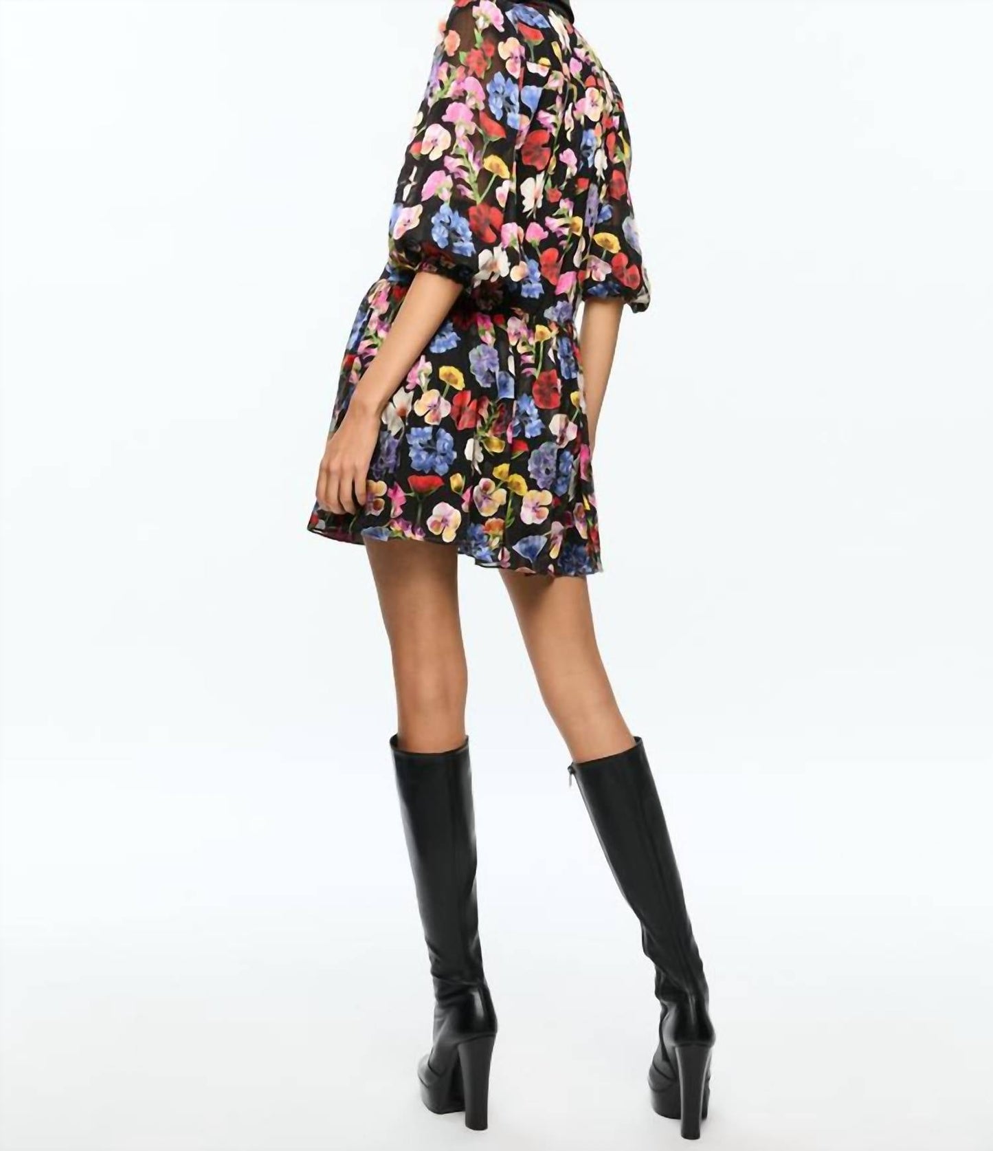 Alice + Olivia - Bertha Mini Shirt Dress
