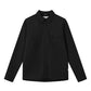Les Deux Men's Laurel Solid Organic Cotton Twill Button-Up Shirt in Black