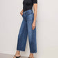 Good American - Wide Leg Cropped Palazzo Jeans