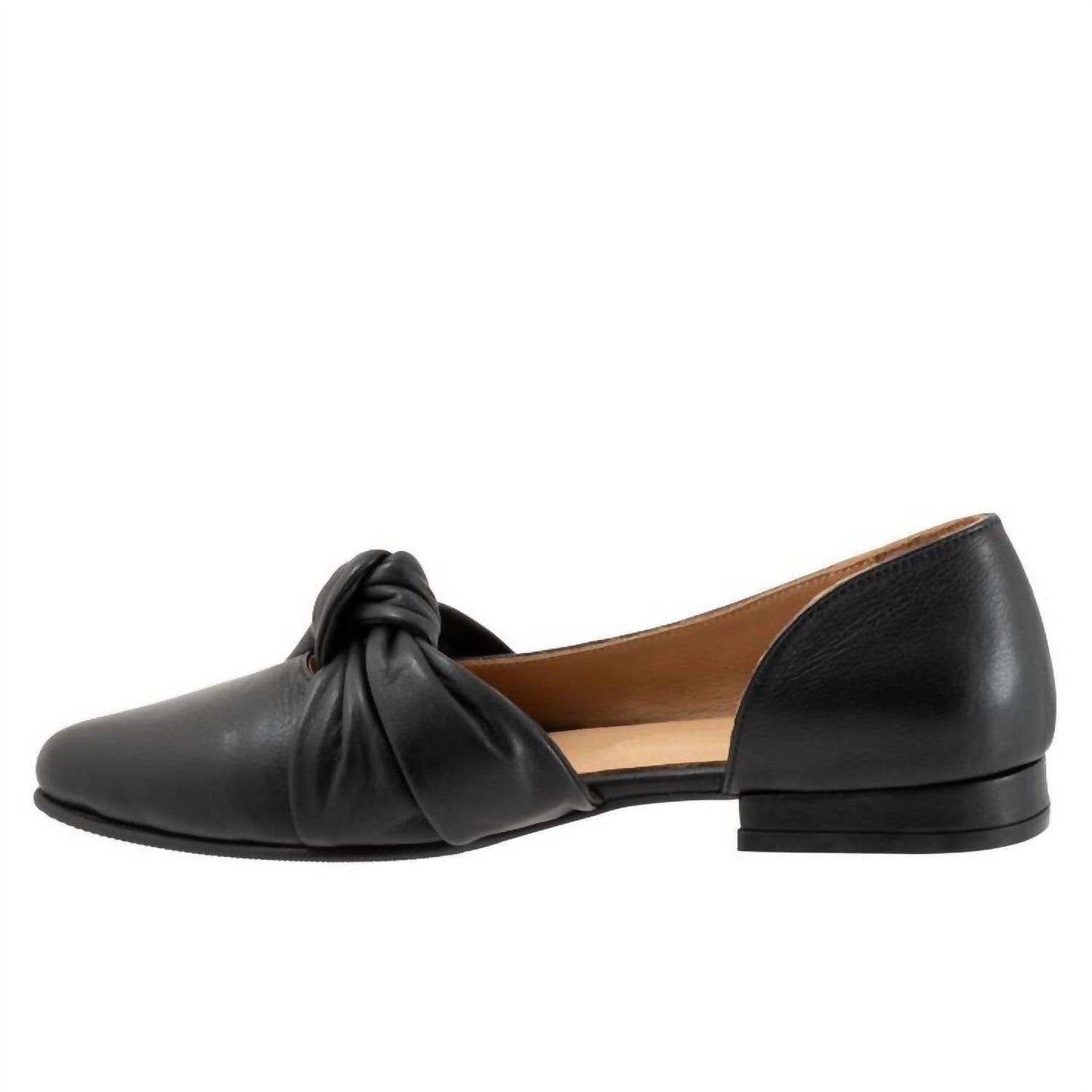Bueno - Women's Smooth Leather Flat Shoes