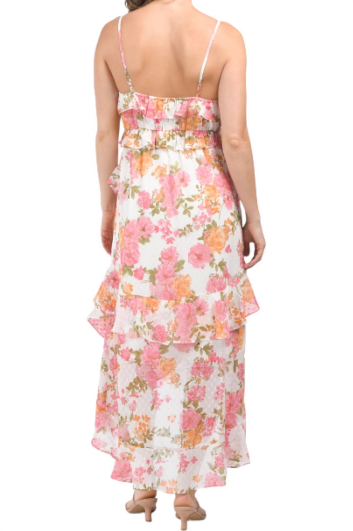 Blu Pepper - Floral Dot Midi Dress