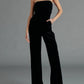 Steve Madden - Women's Swanilda Velvet Strapless Jumpsuit