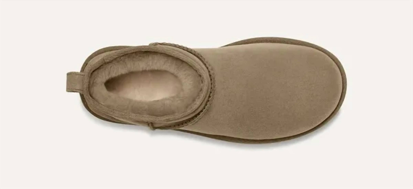 Ugg - विमेंस क्लासिक अल्ट्रा मिनी बूट्स