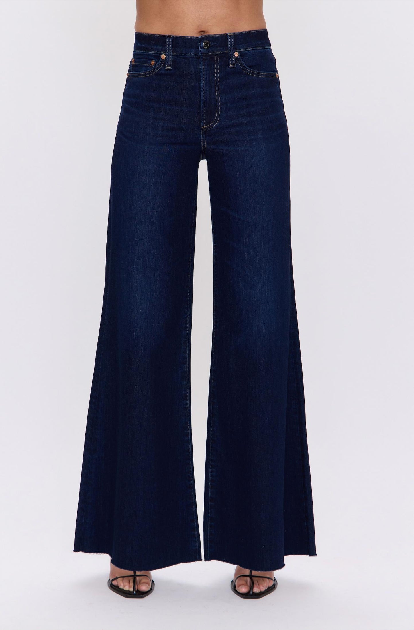 Pistola - Izzy Mid Rise Wide Leg Jeans