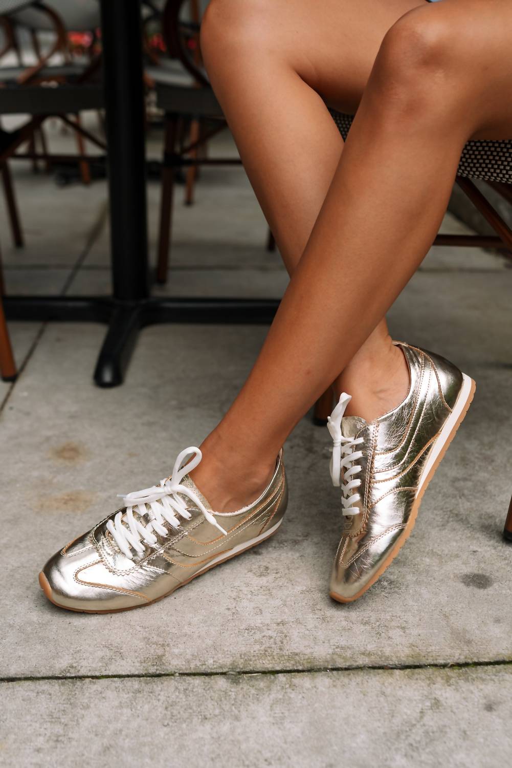 Dolce Vita - Women's Delany Crinkle Patent Sneaker