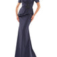 Colors Dress - Off-shoulder Beaded Peplum Mermaid Gown