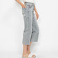 Judy Blue - Tummy Control Crop Wide Leg Jeans