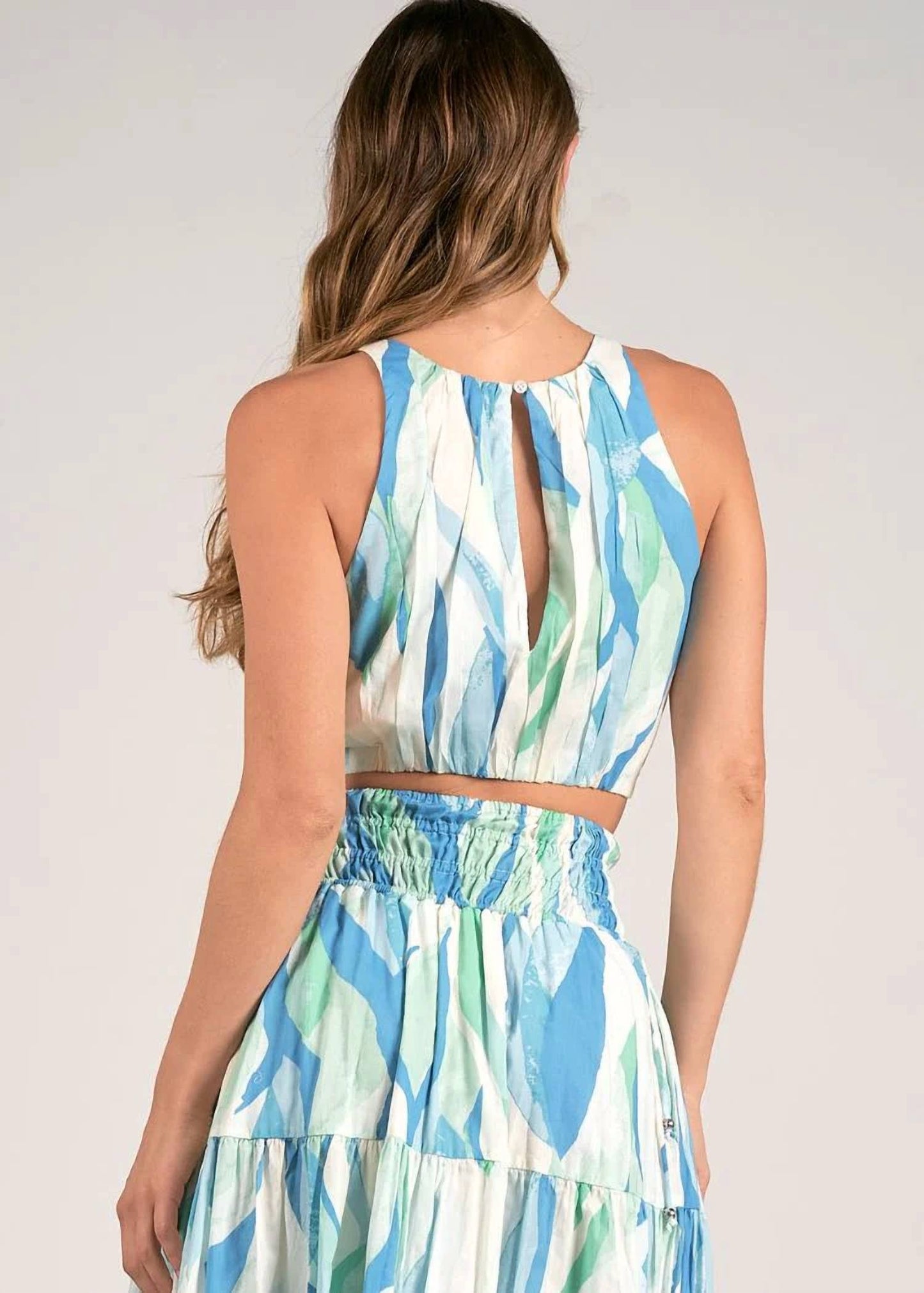 Elan - Halter Crop Top