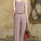 12Pm By Mon Ami - Soft Solid Jumpsuit