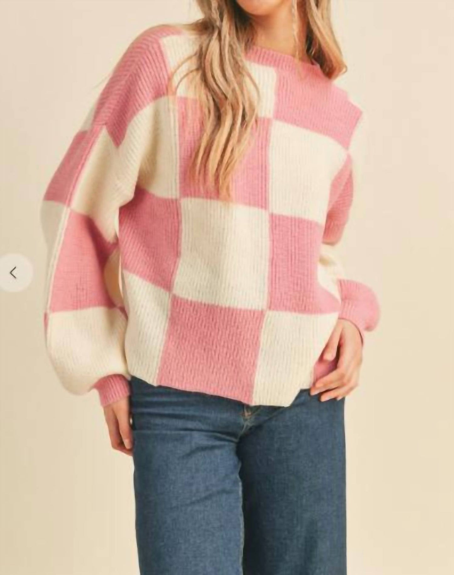 &Merci - Checkered Sweater