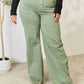 Risen - Women's Full Size Raw Hem Wide-leg Jeans