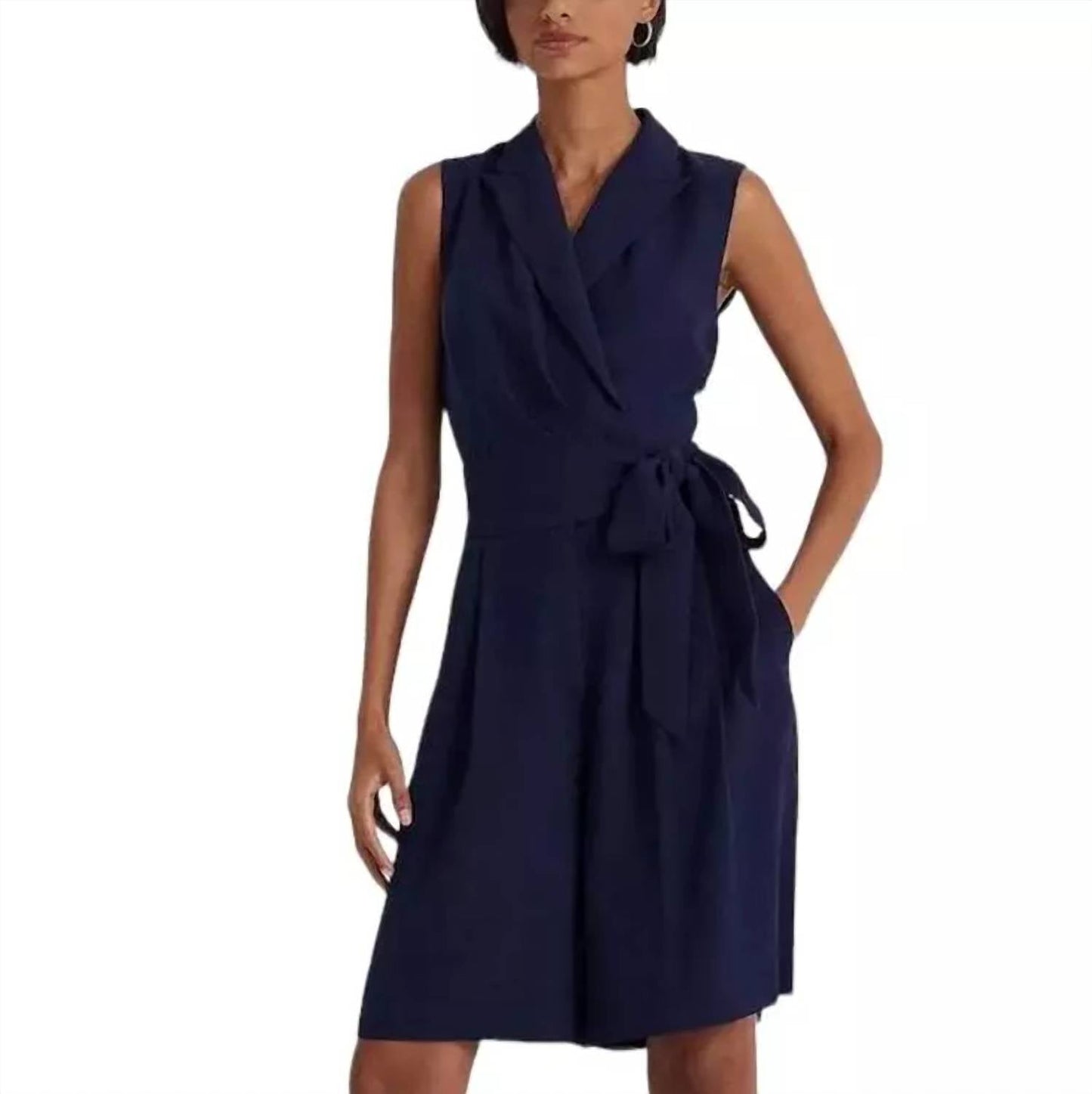 Ralph Lauren - Georgette Sleeveless Romper