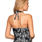 Kallure - Shirred Halter Tankini Top