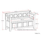 Amherst Solid Wood Entryway Storage Bench in Distressed Grey