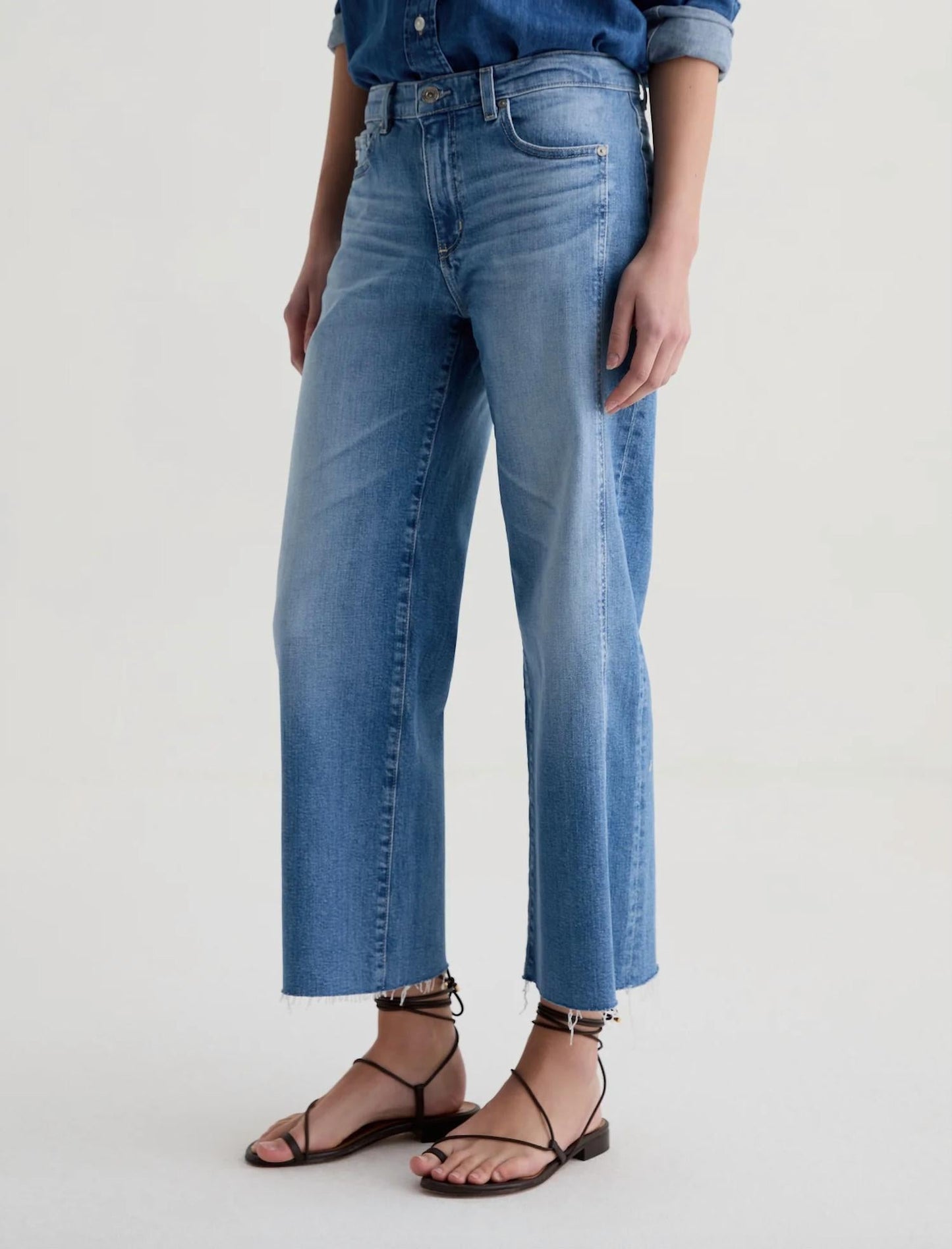 Ag Jeans - Saige Wide Leg Crop Jeans