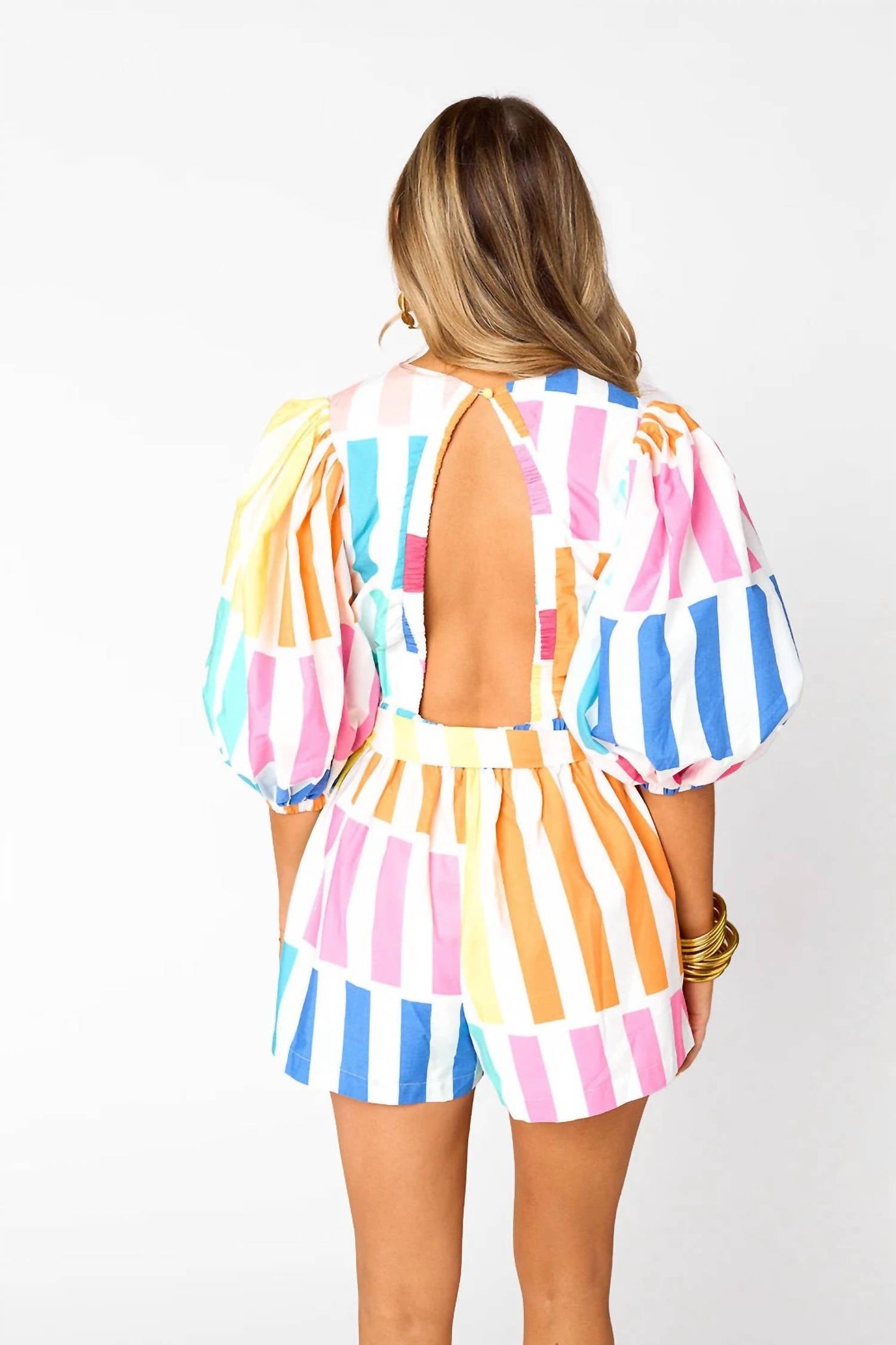 Buddylove - Relaxed Puff Sleeves Romper