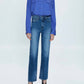 Pistola - Cassie Super High Rise Straight Leg Jeans