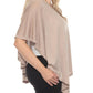 Joseph Ribkoff - Metallic Sweater Knit Poncho Top