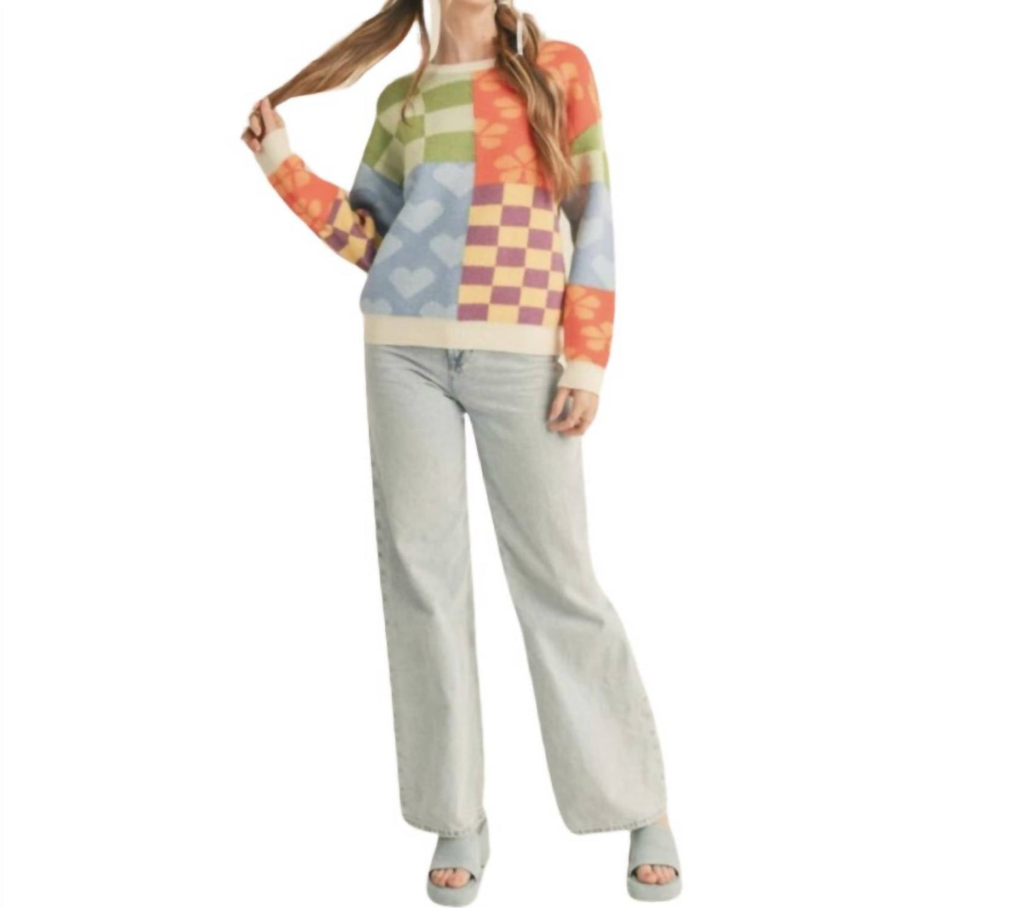 &Merci - Patch Pattern Sweater