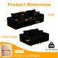 4 Seat Modern Comfy Upholstered Sofa Cloud Couch