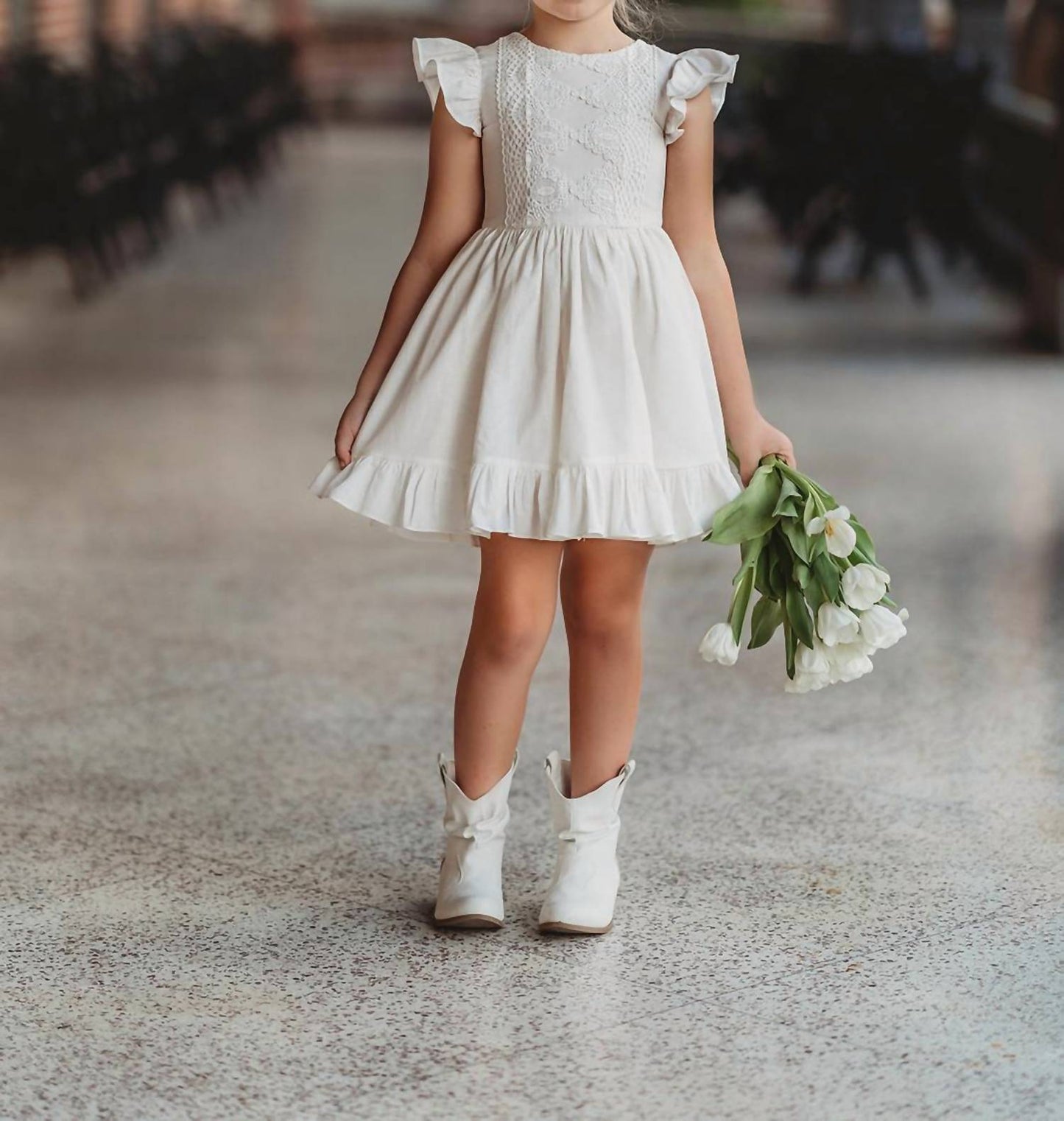 Only Little Once - Ethel Fancy Pinafore Dress