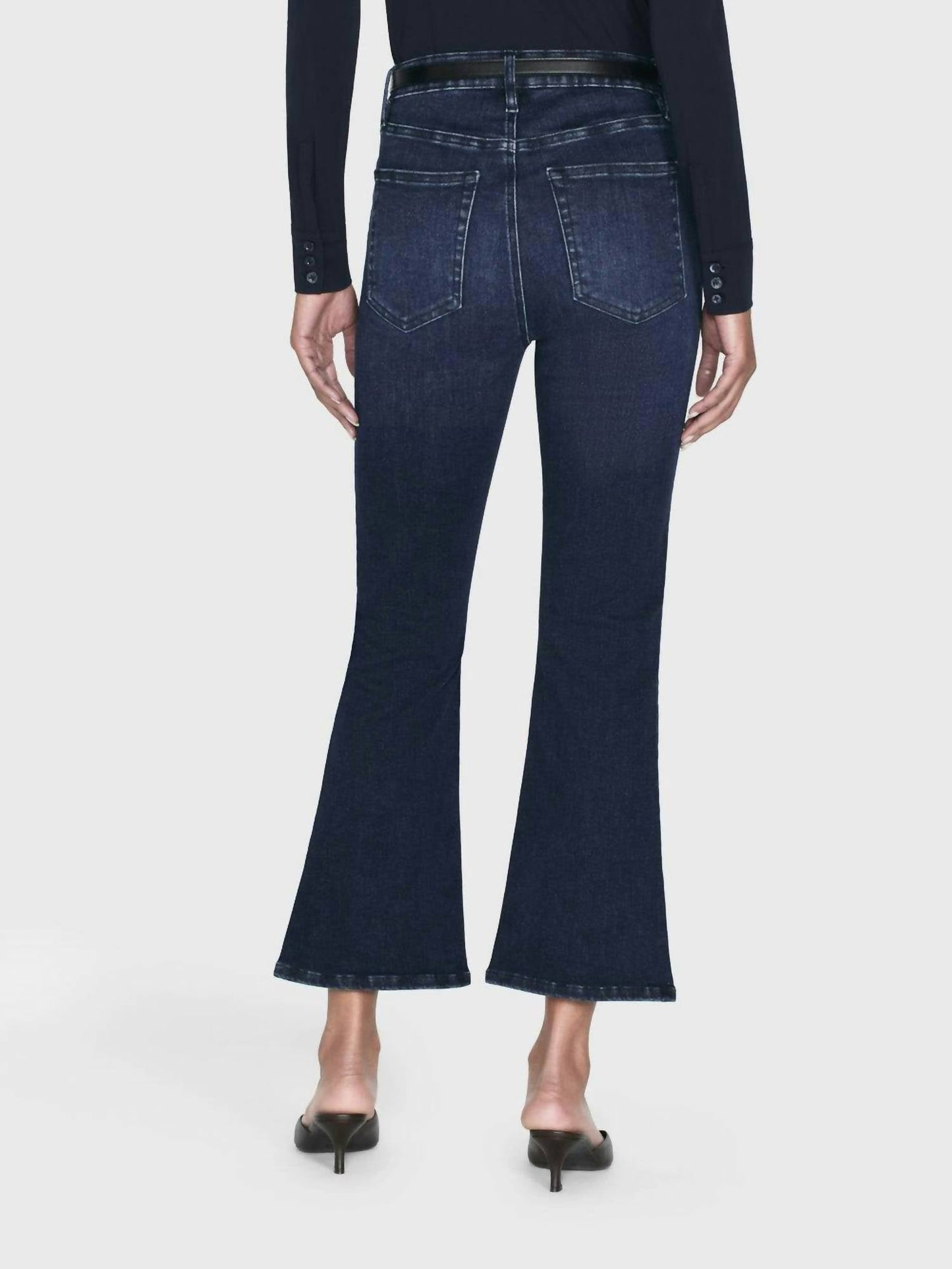 Frame - Le Crop High Rise Mini Boot Jeans