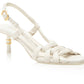 Chloe - Marcie Cutout Leather Slingback Sandals