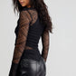 Free People - My Party Long Sleeve Squareneck Top